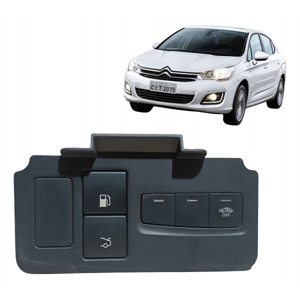 Botão Abertura Tampa Traseira Portinhola C4 Lounge 2014 2015