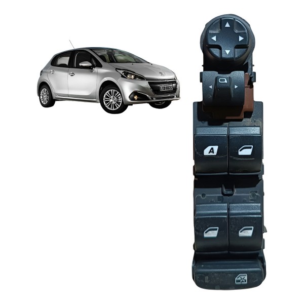 Botão Comando Vidro D. Esquerdo Peugeot 208 2008 2014 A 2020