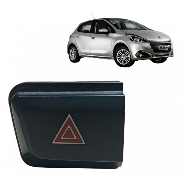 Botão Pisca Alerta Peugeot 208 2008 2014 2015 2016 A 2019