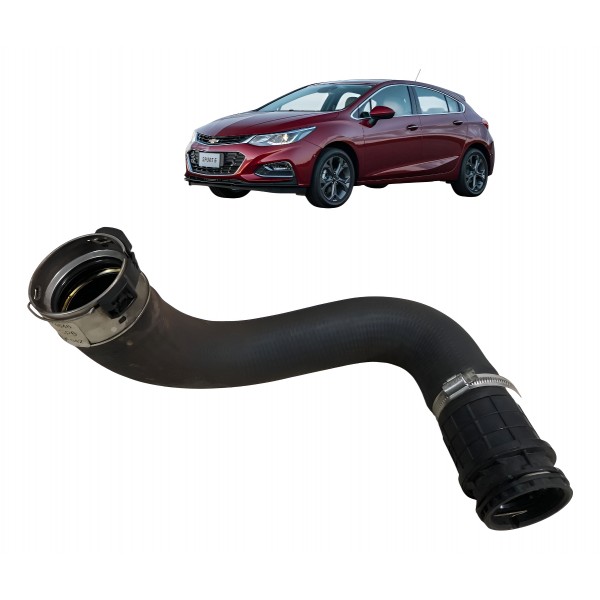Mangueira Intercooler Cruze 1.4 16v 2016/2021 G2 13374646 - Preto
