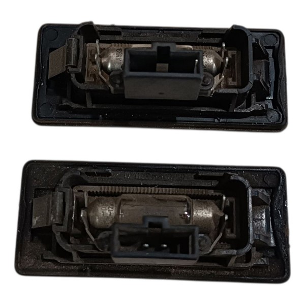 Par Lanterna Luz Placa Traseira Audi A4 2010 2011 2012 2013 Branco Ambos Lados