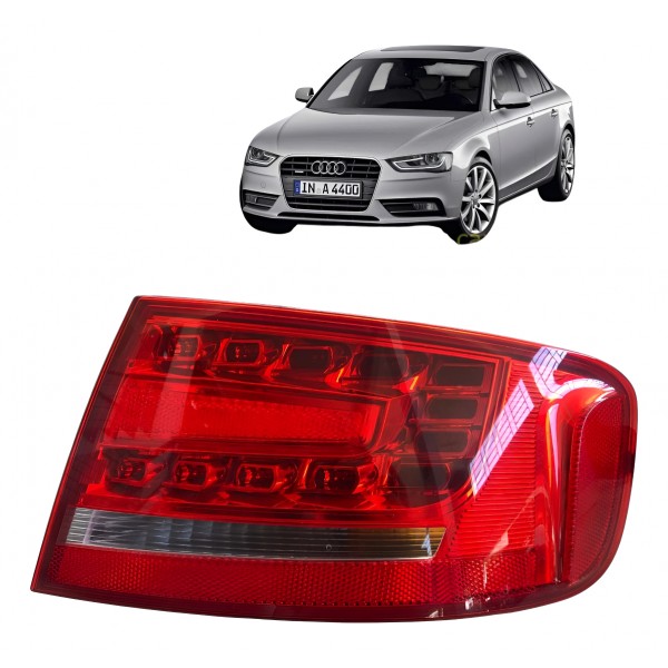 Lanterna Traseira Direita Audi A4 2010 2011 2012 Led Orig Vermelho Direito/passageiro