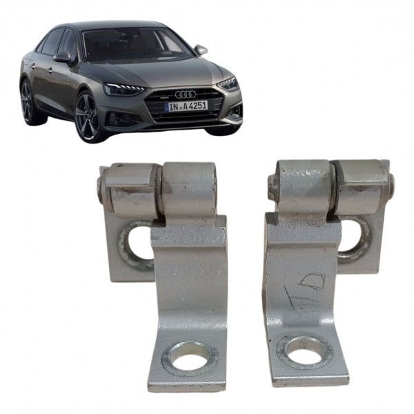 Par Dobradiça Porta Audi A4 2010 2011 2012 Traseira Direita
