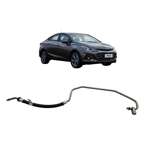 Mangueira De Óleo Cambio Chevrolet Cruze 1.4 2018 13388809 Prateado