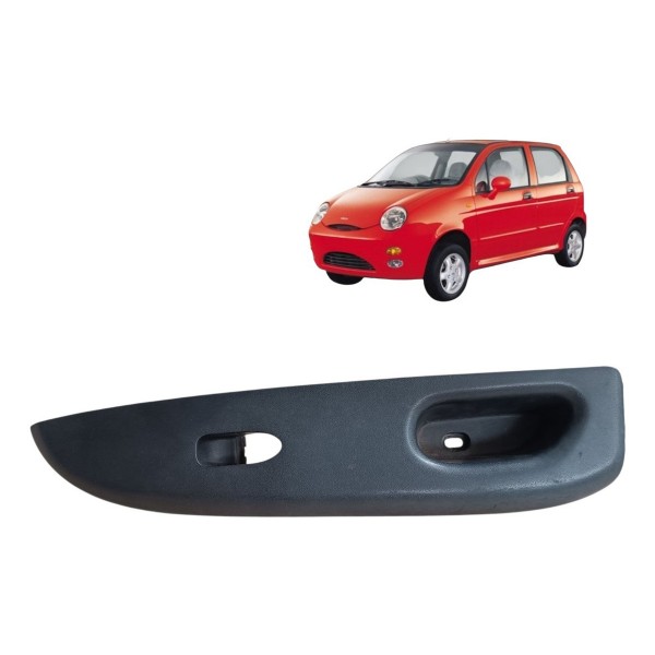 Moldura Comando Vidro Dianteiro Direito Chery Qq 2010 A 2015