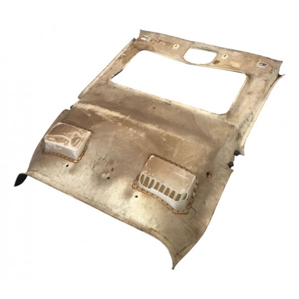 Forro Teto Fiat 500 2010 2011 2012 2013 Preto Com Teto Solar