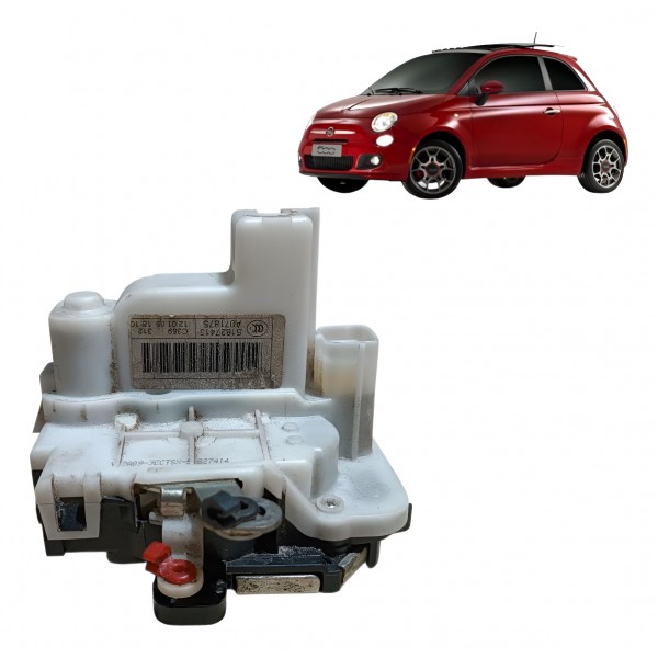 Trava Elétrica Porta Fechadura Esquerda Fiat 500 2011 2013
