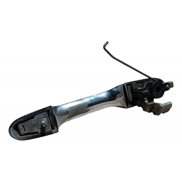 Maçaneta Externa Porta Esquerda Fiat 500 2012 2013 2014 2015 Cromado Dianteira