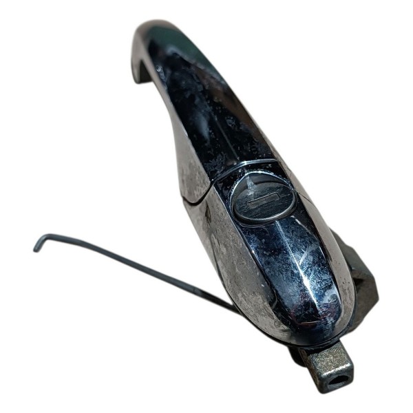 Maçaneta Externa Porta Esquerda Fiat 500 2012 2013 2014 2015 Cromado Dianteira