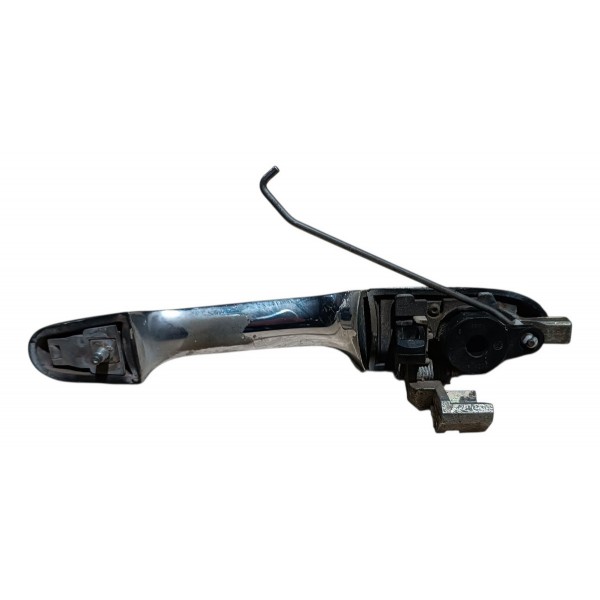 Maçaneta Externa Porta Esquerda Fiat 500 2012 2013 2014 2015 Cromado Dianteira