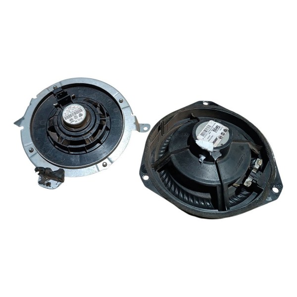 Par Auto Falantes Porta Fiat 500 Original 2012 2013  2014 Preto