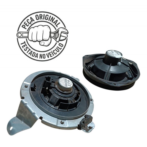 Par Auto Falantes Porta Fiat 500 Original 2012 2013  2014 Preto