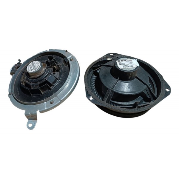 Par Auto Falantes Porta Fiat 500 Original 2012 2013  2014 Preto