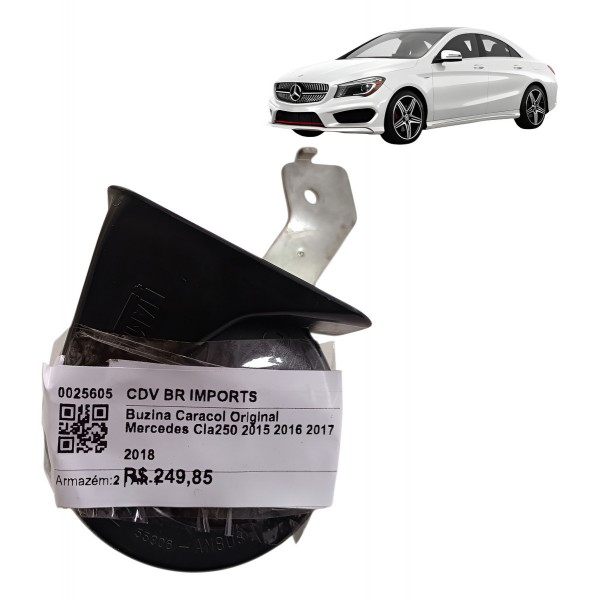 Buzina Caracol Original Mercedes Cla250 2015 2016 2017 2018
