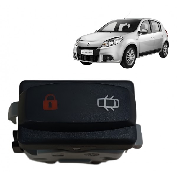Botão Chave Trava Portas Logan Duster Sandero 2012 2013 2014