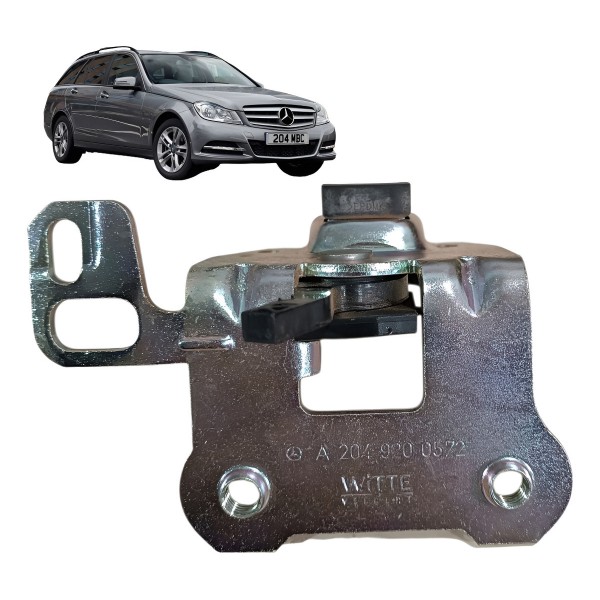 Fechadura Banco Traseiro Mercedes C180 C200 2010 2011 2013 Prateado