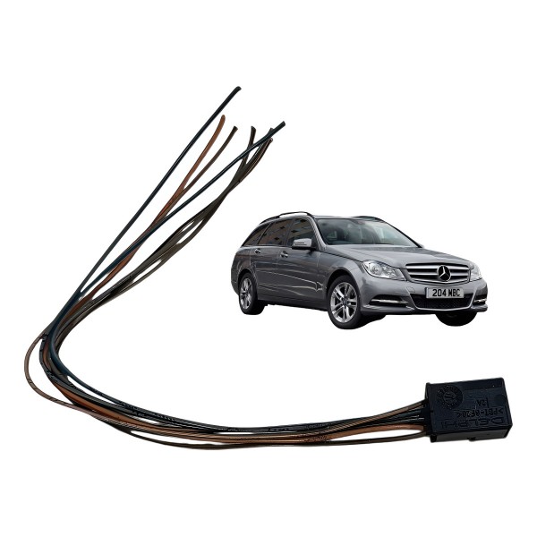 Plug Chicote Conector Chave Luz Farol Mercedes C180 2012