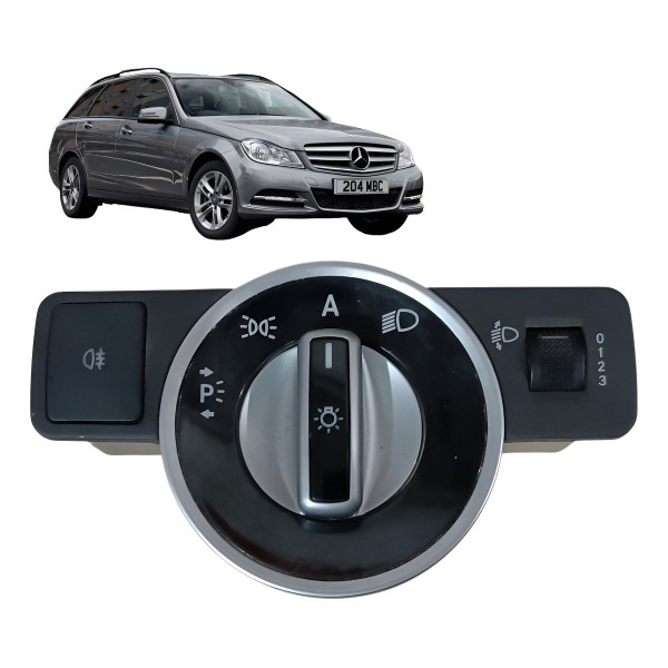 Botão Regulagem Farol Mercedes C180 2011 2012 A2049051751