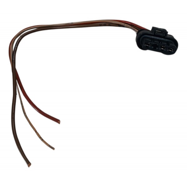 Plug Conector Chicote 3 Fios Motor Limpador C180 C200 2012