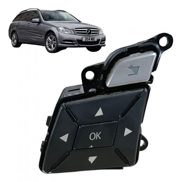 Comando Som Volante Esquerdo Mercedes C180 C200 2012 2013