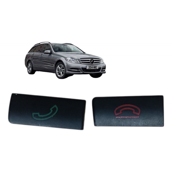 Capa Botão Tecla Liga Desliga Telefone Mercedes C180 2012