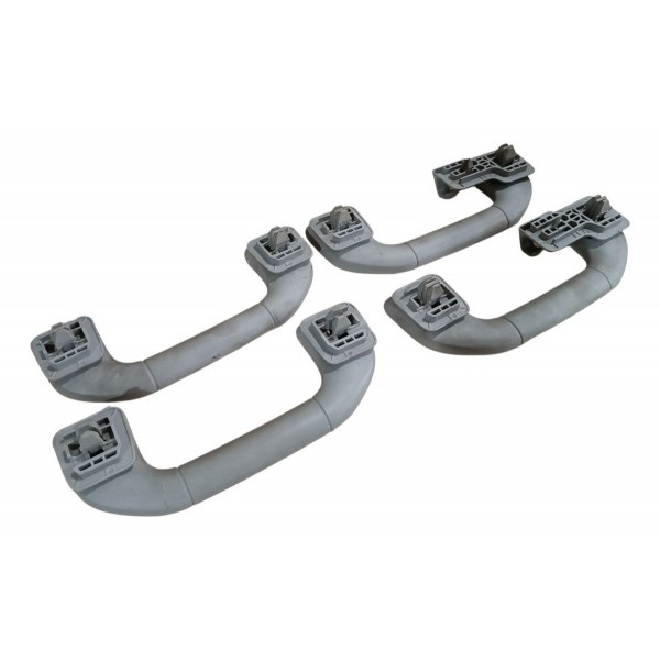 Jogo Alça Teto Pega Mão Mercedes C180 C200 2011 2012 2013 Cinza