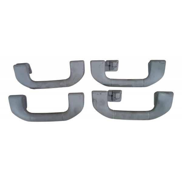 Jogo Alça Teto Pega Mão Mercedes C180 C200 2011 2012 2013 Cinza