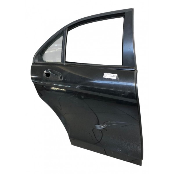 Porta Traseira Direita Mercedes C180 C200 2012 2013 Detalhe Preto Direita Traseira
