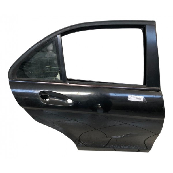 Porta Traseira Direita Mercedes C180 C200 2012 2013 Detalhe Preto Direita Traseira