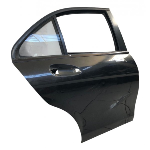 Porta Traseira Direita Mercedes C180 C200 2012 2013 Detalhe Preto Direita Traseira