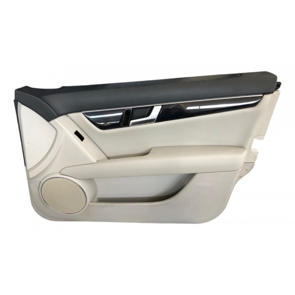Forro Porta Mercedes C180 Cinza 2011 2012 Dianteiro Direito Bege