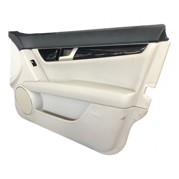 Forro Porta Mercedes C180 Cinza 2011 2012 Dianteiro Direito Bege