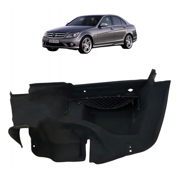 Forro Porta Malas Esquerdo Mercedes C180 C200 2011 2012 2013