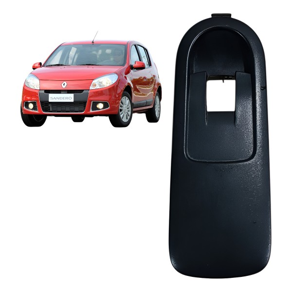 Moldura Botão Vidro Dianteiro Direito Sandero 2012 2013 2011