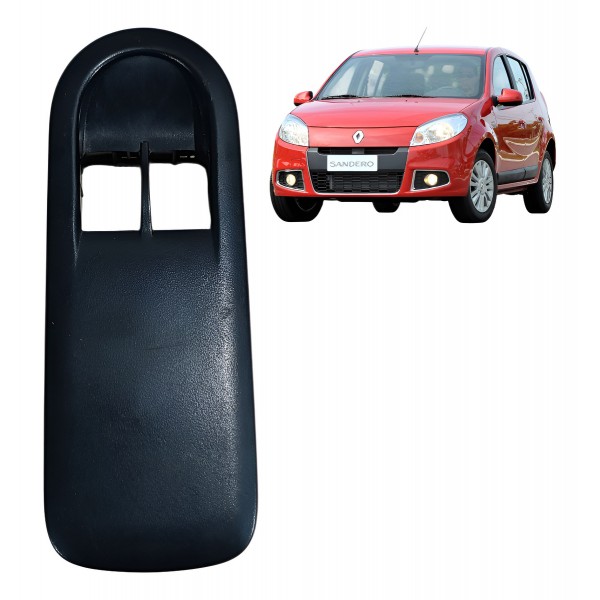 Moldura Botão Vidro Duplo Esquerdo Sandero Logan 2012 2013