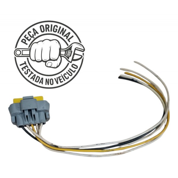 Plug Chicote Conector Motor Limpador Sandero 2012 2013 5 Fio