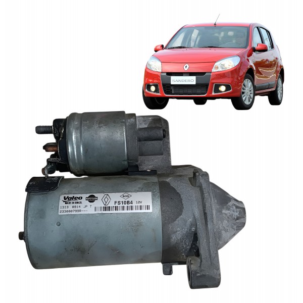 Motor Arranque Partida Sandero Logan Clio 1.0 16v 2012 2013