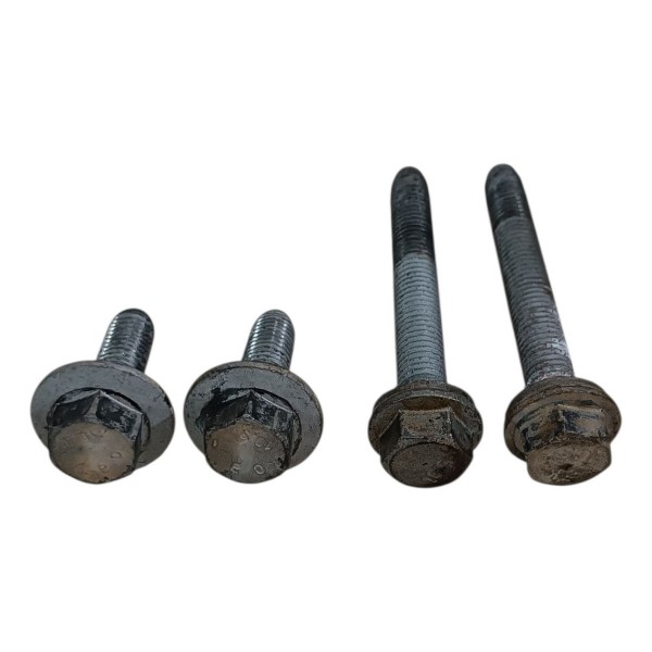 Jogo 4 Parafusos Agregado Dianteira Sandero 1.0 16v 2013 Prateado