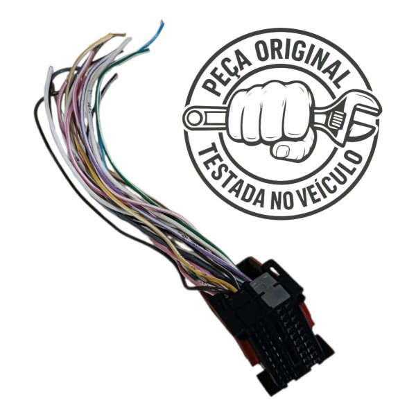 Plug Conector 40 Vias Fios Modulo Bcm Renault Sandero Logan