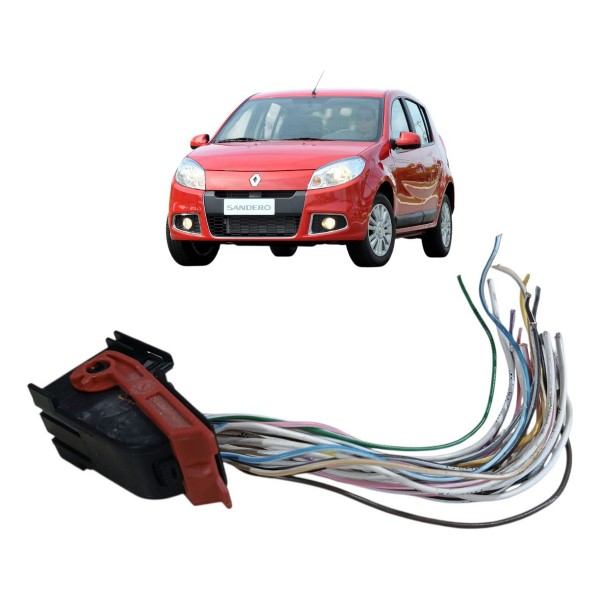 Plug Conector 40 Vias Fios Modulo Bcm Renault Sandero Logan