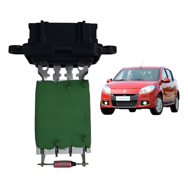 Resistencia Ventilaçao Ar Condicionado Renault Sandero 2013 Verde