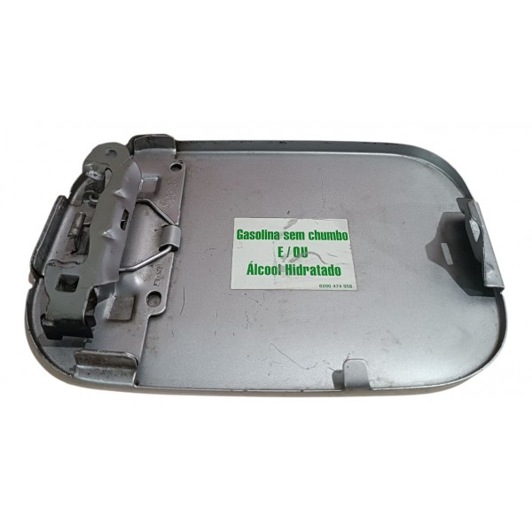 Portinhola Tampa Combustível Renault Sandero 2012 2013 Prata 2013 Prateado
