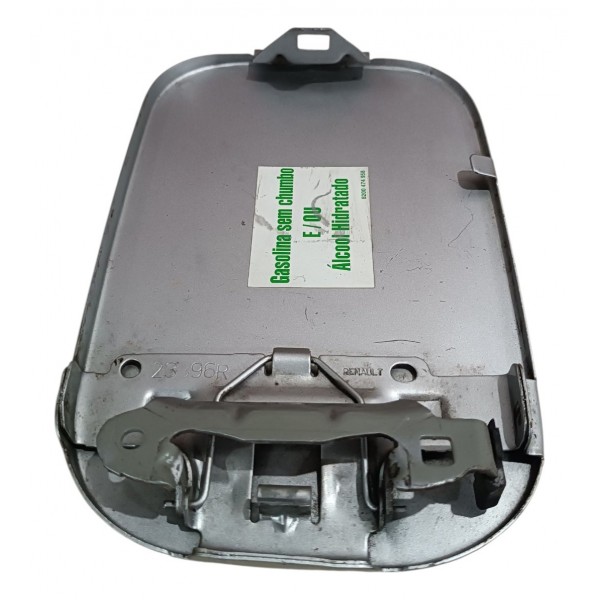 Portinhola Tampa Combustível Renault Sandero 2012 2013 Prata 2013 Prateado