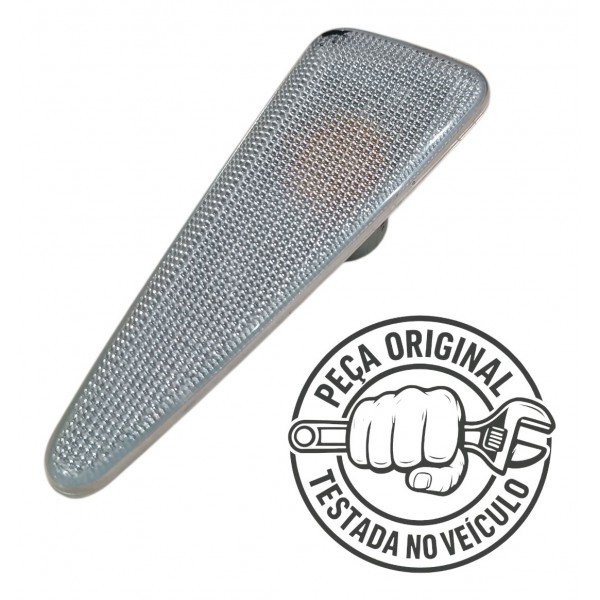 Pisca Lanterna Paralama Sandero Symbol 2012 2013 Original Esquerdo Prateado