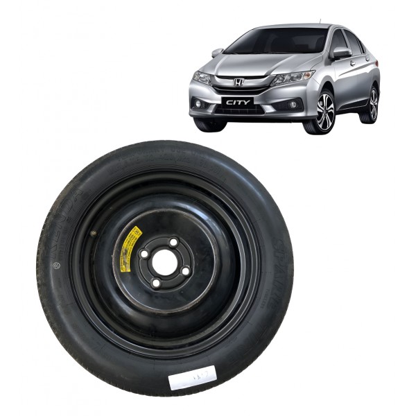 Roda Pneu Estepe Aro15 Honda City 2015 A 2020 135/80