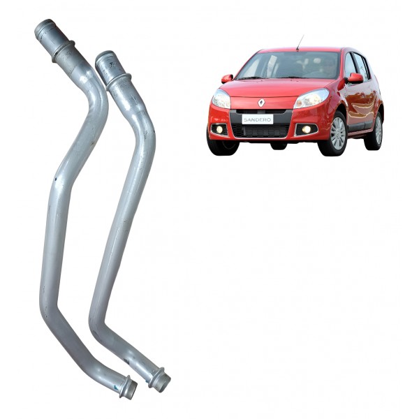 Par Cano Alumínio Radiador Ar Quente Sandero Logan 2012 Behr