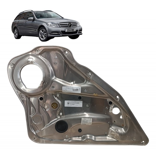 Maquina Vidro Traseira Direita Mercedes C180 C200 2012 2013