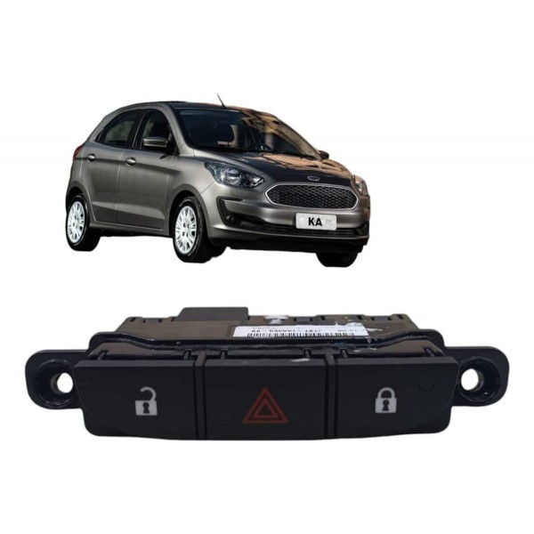 Botão Pisca Alerta E Trava Destrava Porta Ford Ka 2015/2019