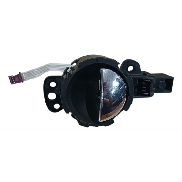 Maçaneta Interna Mini Cooper Clubman 2012 Dianteiro Direito Prateado Dianteira