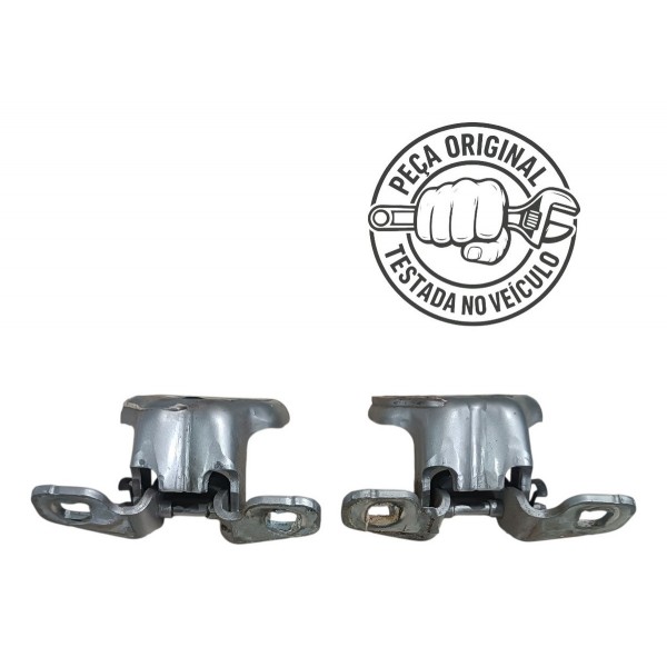 Par Dobradiça Porta Renault Sandero 2013 Dianteiro Esquerdo